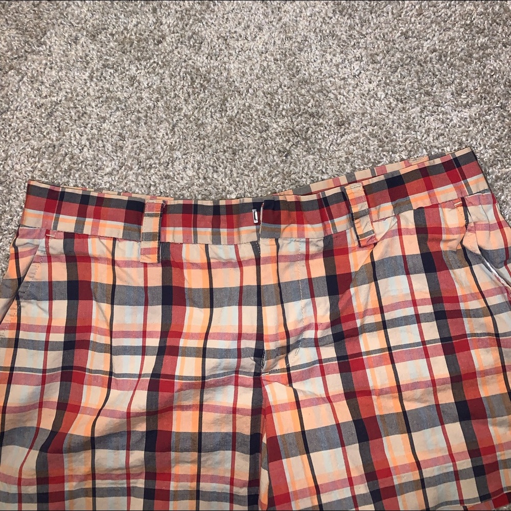 American Eagle Multicolor Plaid shorts size 4 - Picture 4 of 10